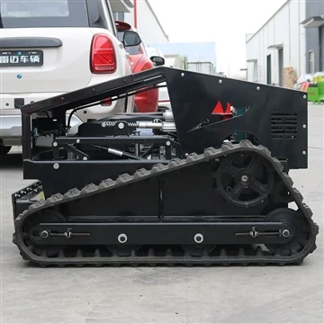 Crawler Mower Hybrid Lawn Mowing Robot Jista 'Jħaddem ix-Xogħol tal-Lawn Mowe...